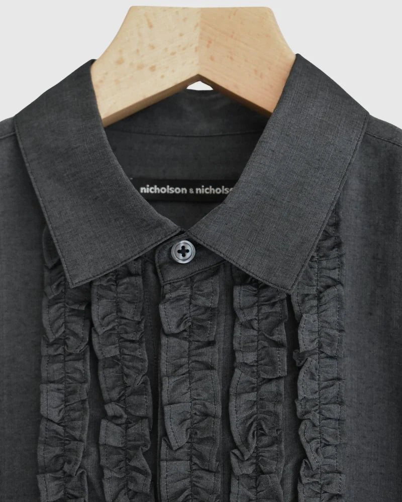 Doris Silk Top in Black, from Nicholson & Nicholson