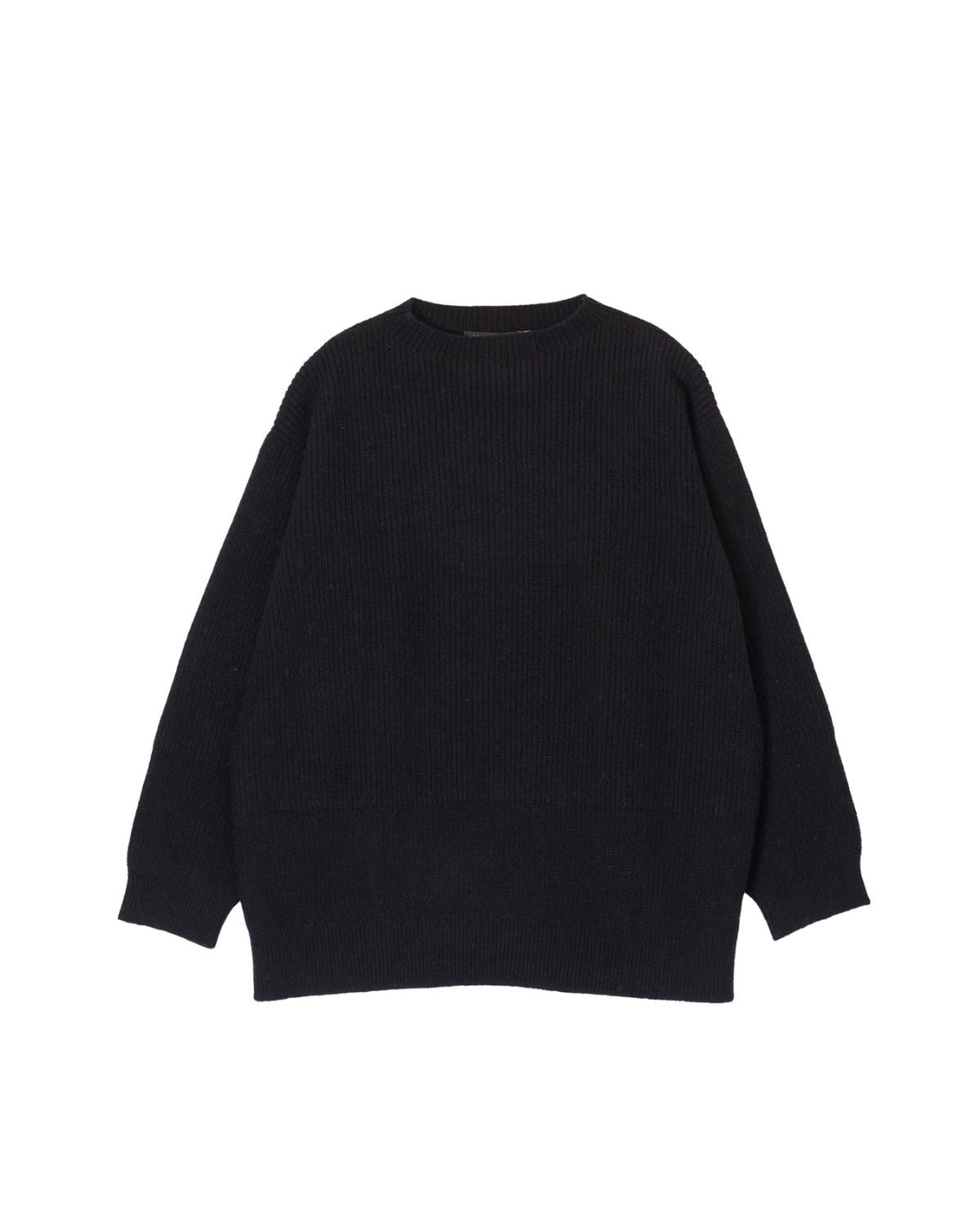 Wavy Knitted Top in Black, from Nicholson & Nicholson